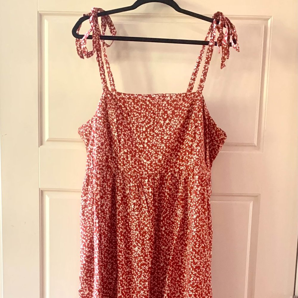 Old Navy Split-Front Midi Swing Dress XXL